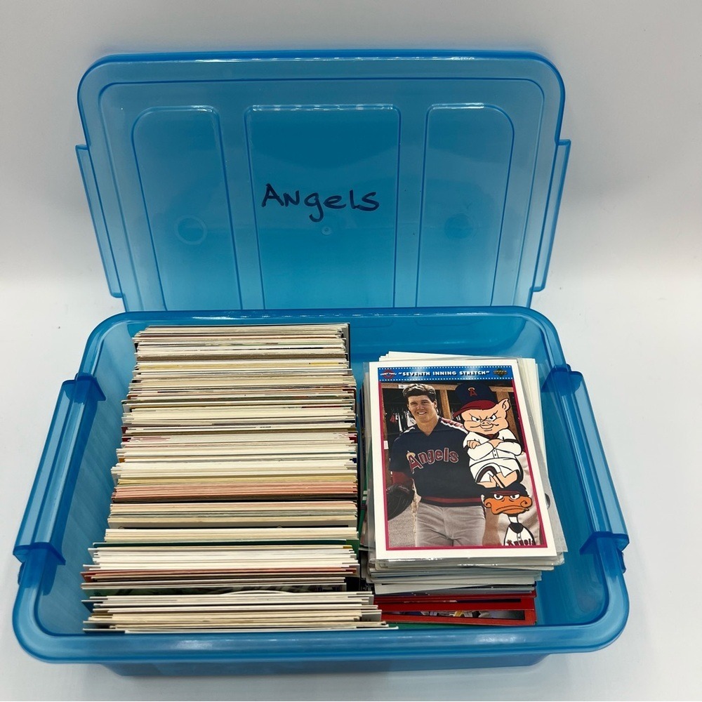 MLB Angels Sports Trading Player Cards Topps UpperDeck Score Fleer Leaf Donruss